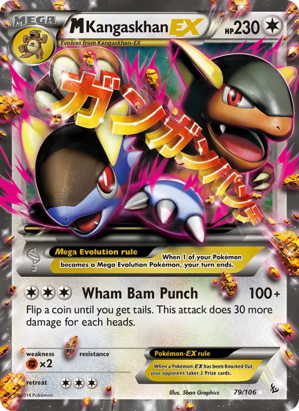 M Kangaskhan EX — XY - Flashfire #79/106