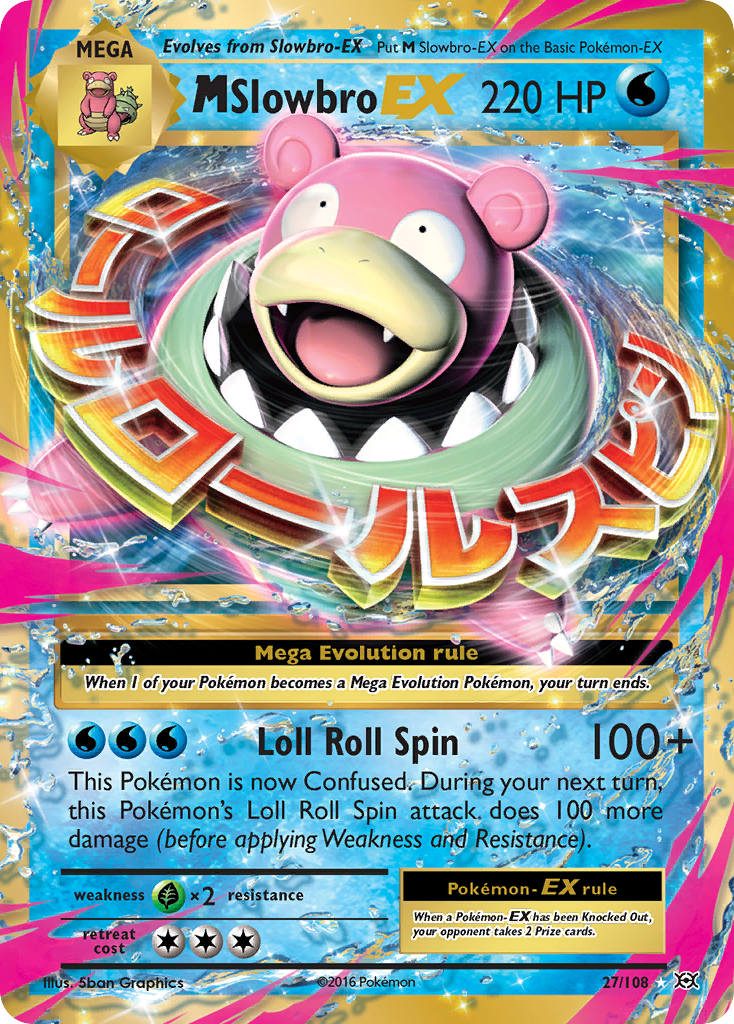 M Slowbro EX — XY - Evolutions #27/108