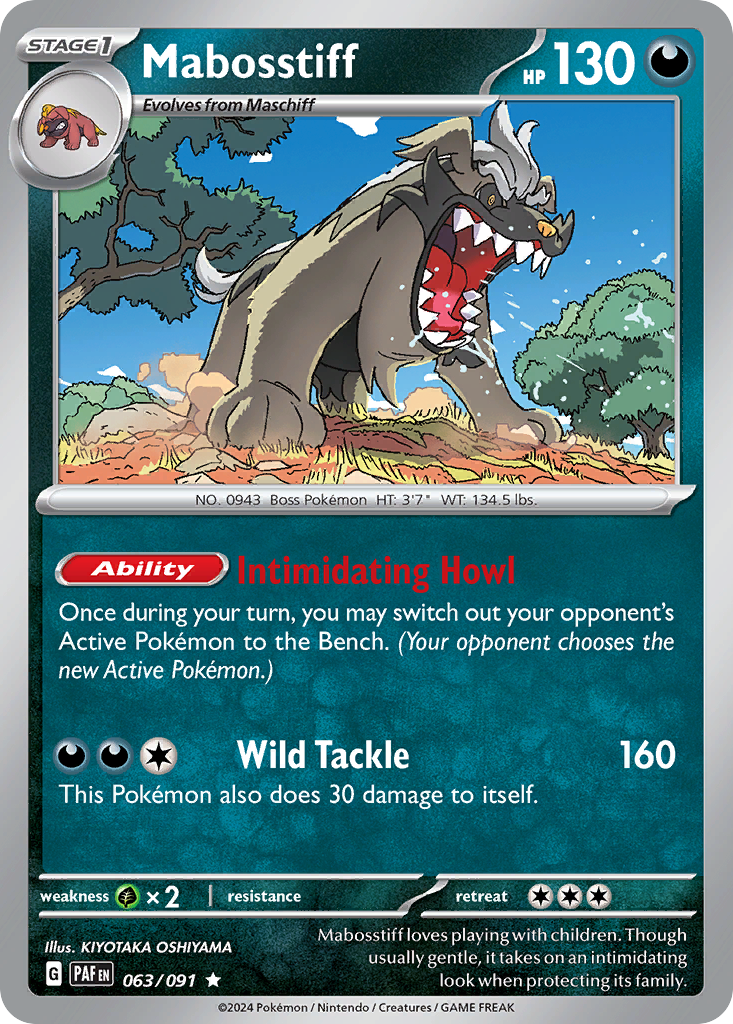 Mabosstiff — SV: Paldean Fates #063/091