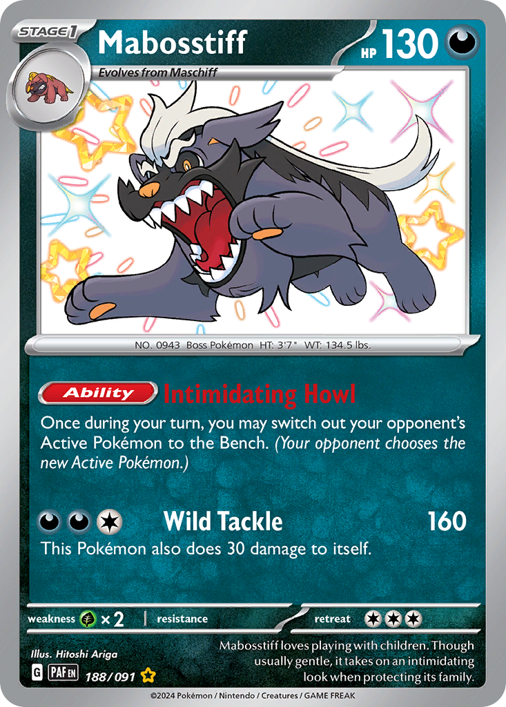 Mabosstiff — SV: Paldean Fates #188/091