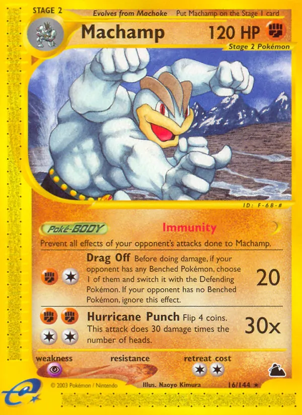 Machamp (16) — Skyridge #016/144