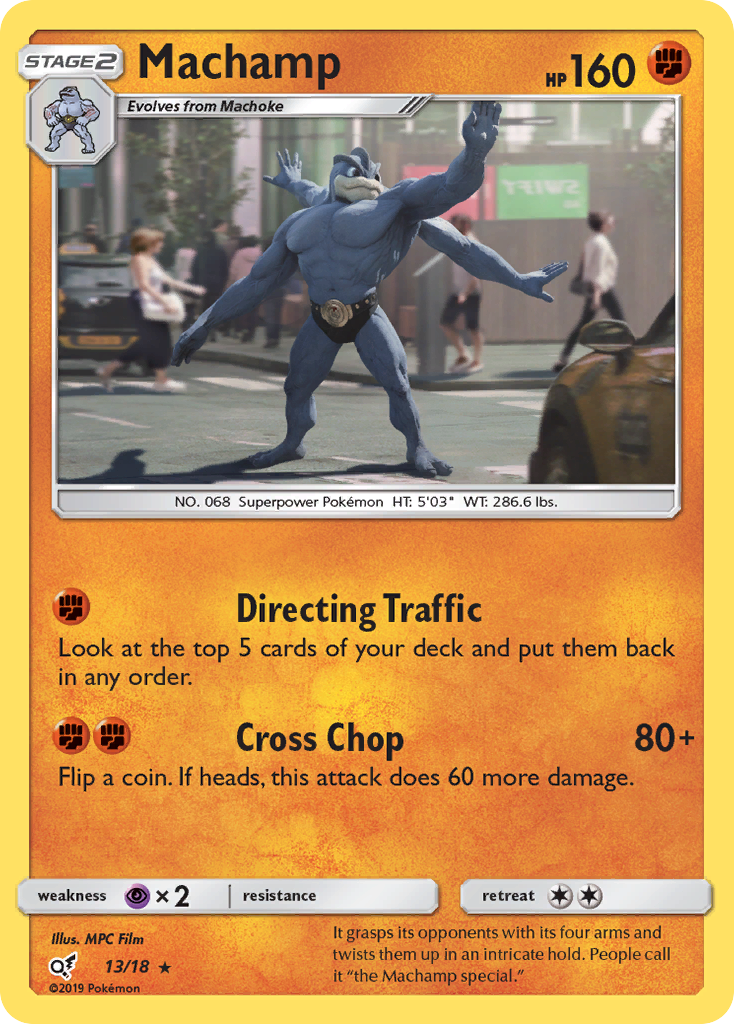 Machamp — Detective Pikachu #13/18
