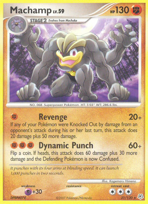 Machamp — Diamond and Pearl #31/130