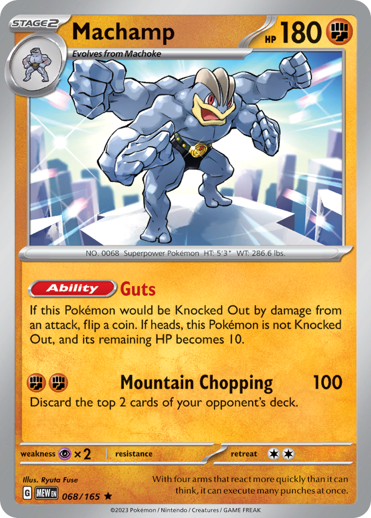 Machamp — SV: Scarlet & Violet 151 #068/165