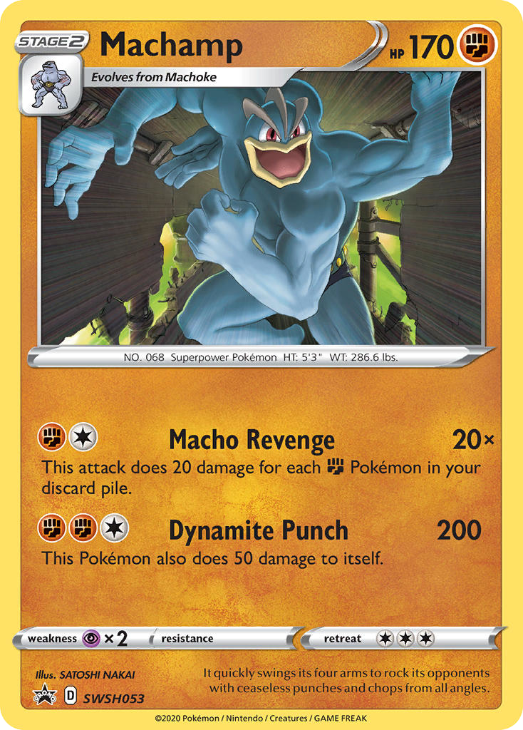Machamp — SWSH: Sword & Shield Promo Cards #SWSH053