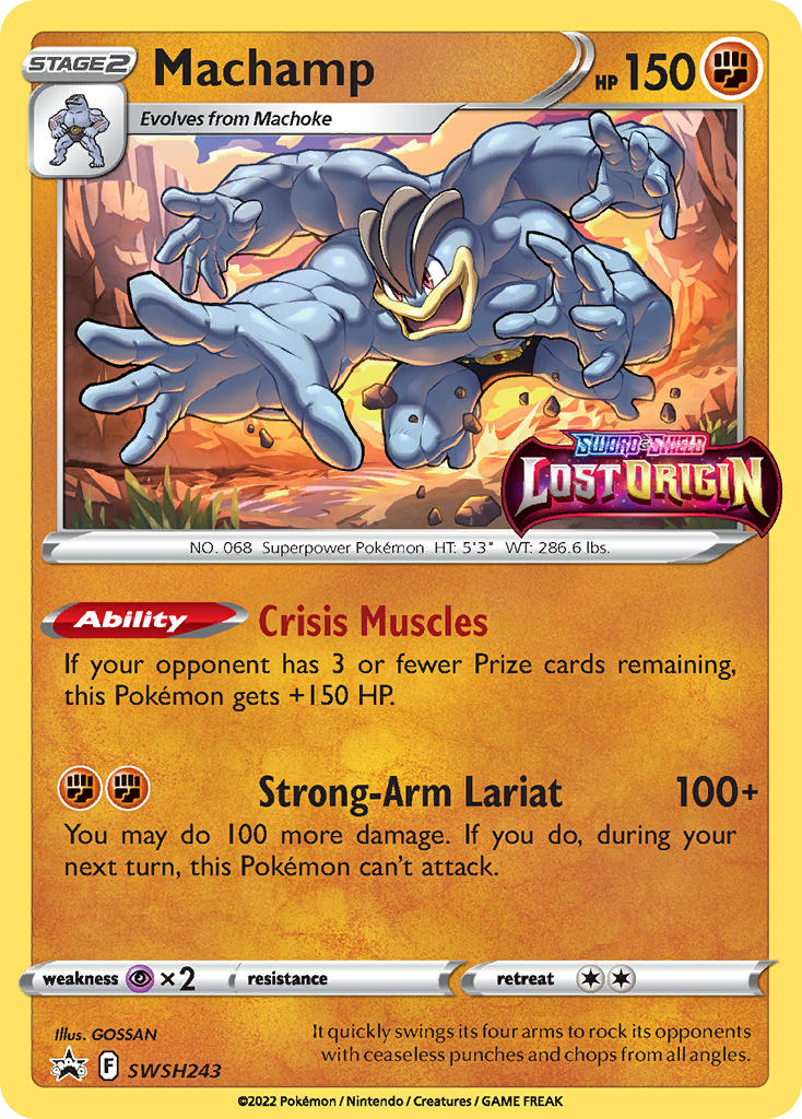 Machamp — SWSH: Sword & Shield Promo Cards #SWSH243