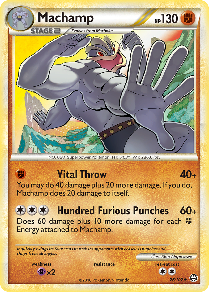 Machamp — Triumphant #26/102