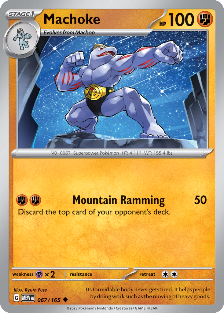 Machoke — SV: Scarlet & Violet 151 #067/165