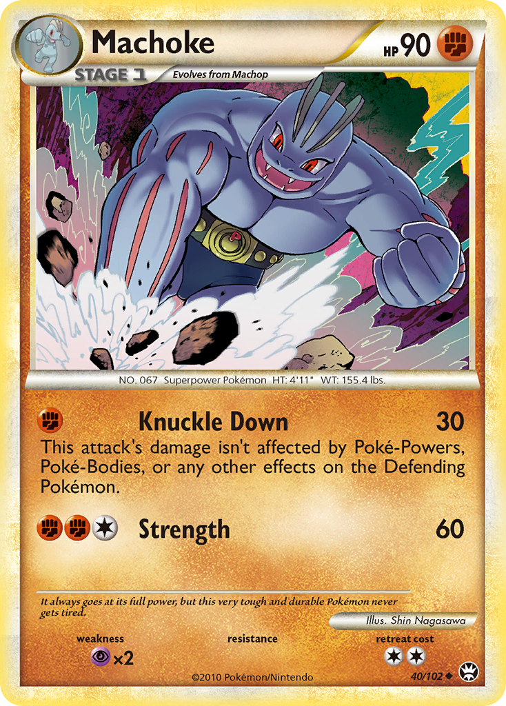 Machoke — Triumphant #40/102