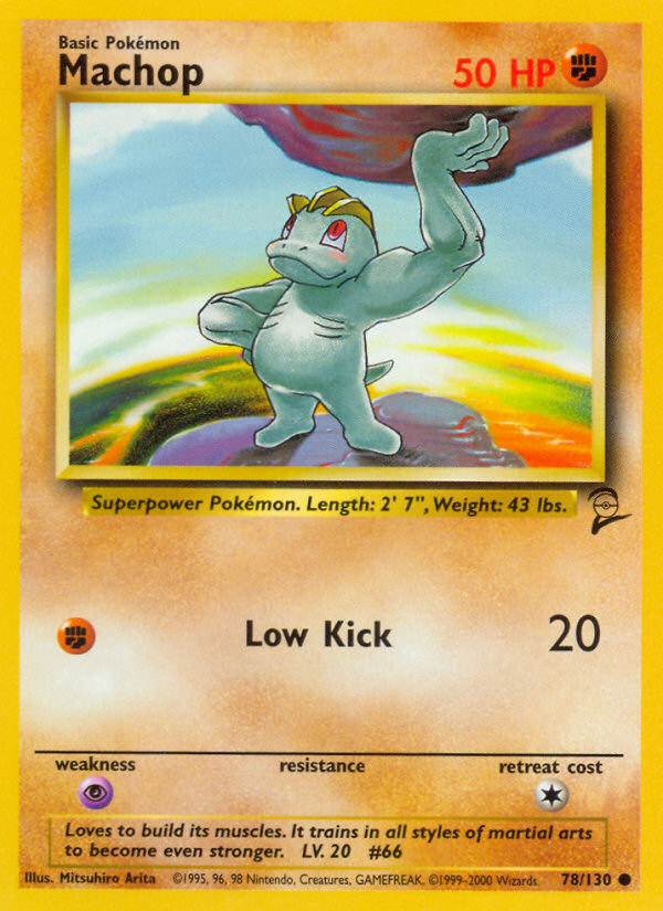 Machop — Base Set 2 #078/130