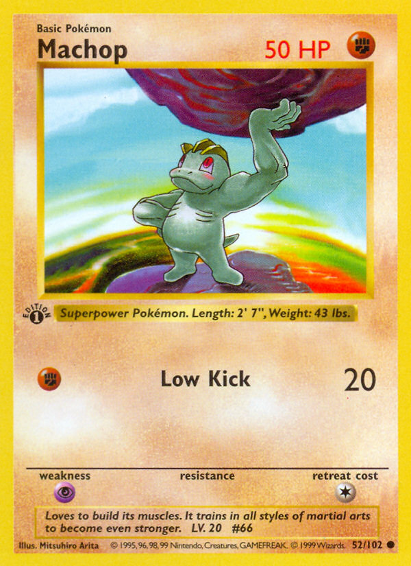 Machop — Base Set #052/102