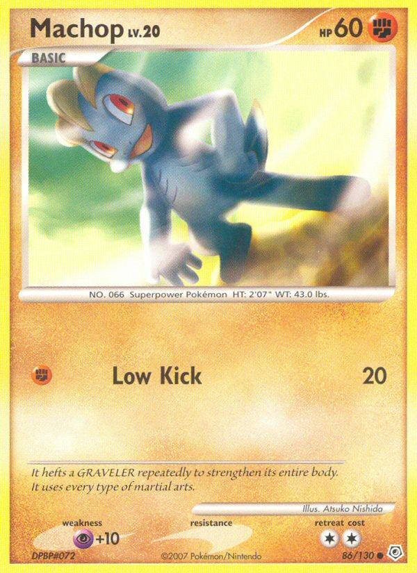 Machop — Diamond and Pearl #86/130