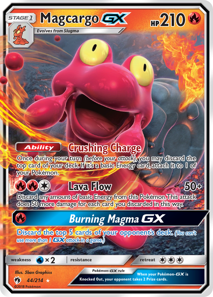 Magcargo GX — SM - Lost Thunder #44/214