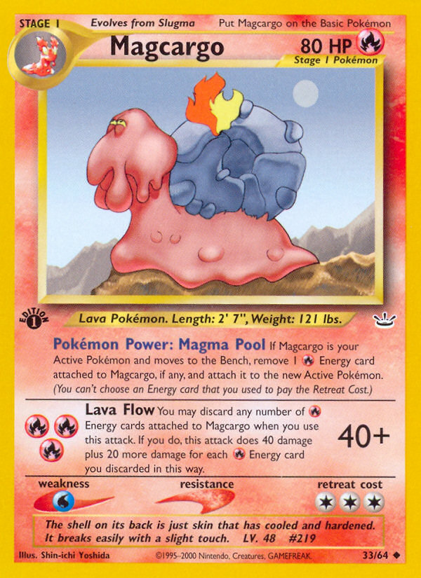 Magcargo — Neo Revelation #33/64