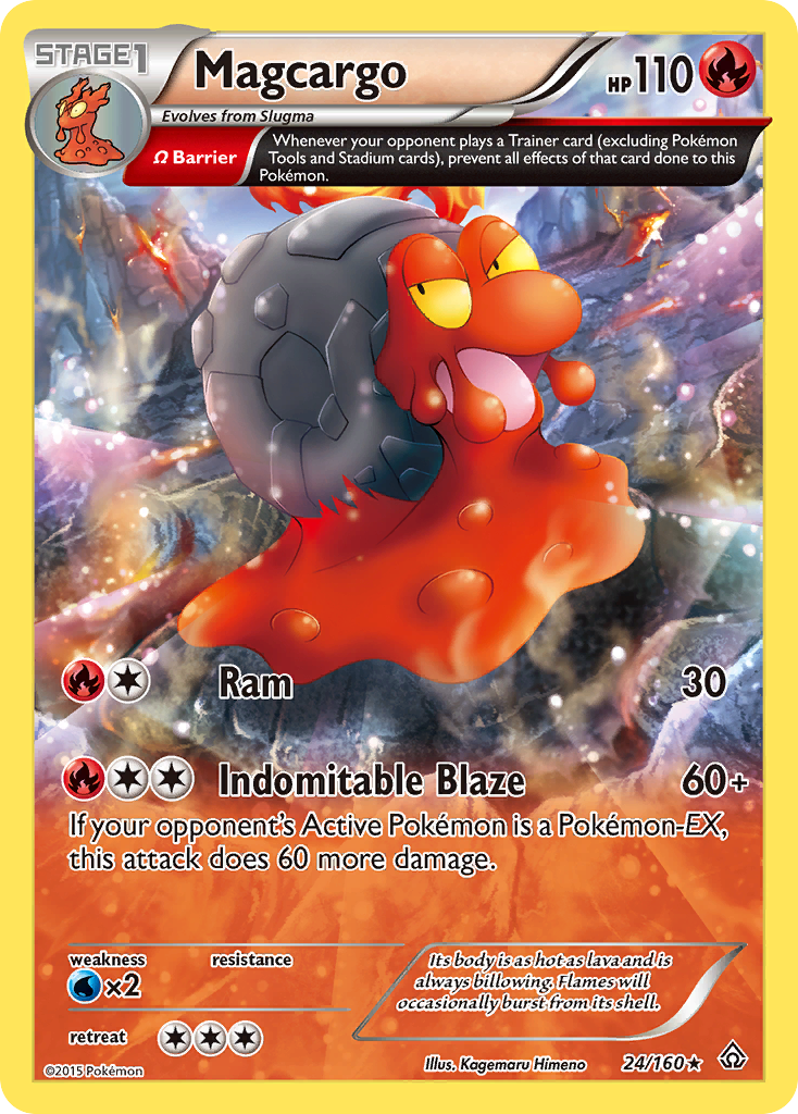 Magcargo (Omega) — XY - Primal Clash #24/160