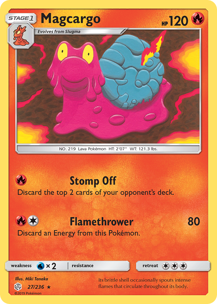 Magcargo — SM - Cosmic Eclipse #27/236