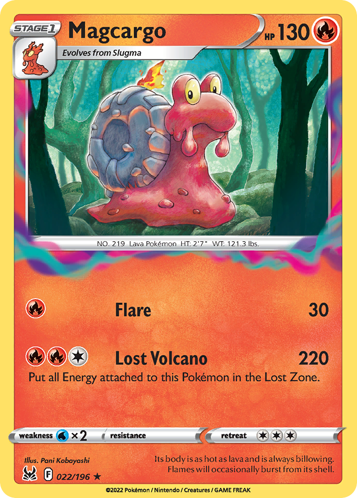 Magcargo — SWSH11: Lost Origin #022/196