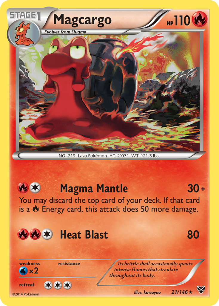 Magcargo — XY Base Set #21/146
