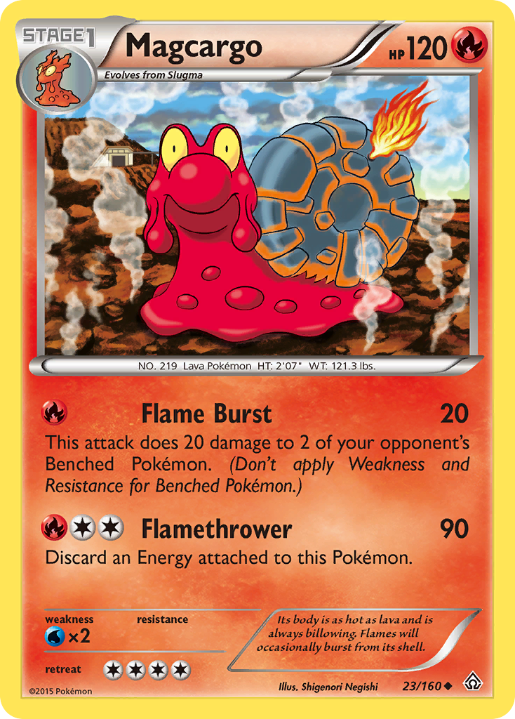 Magcargo — XY - Primal Clash #23/160