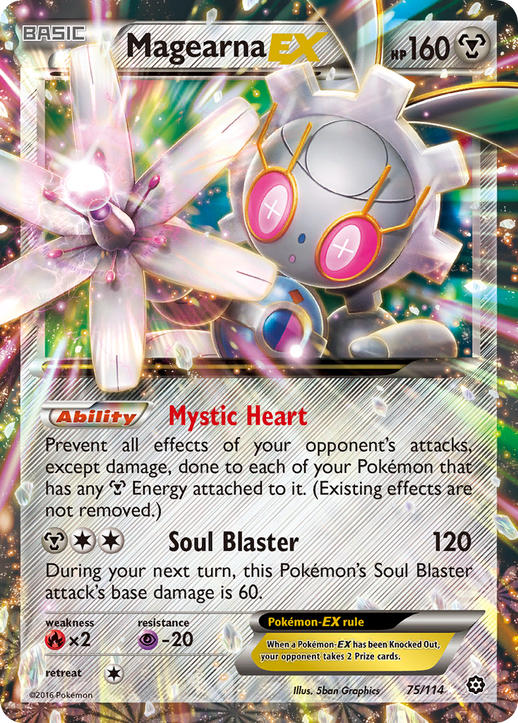 Magearna EX — XY - Steam Siege #75/114