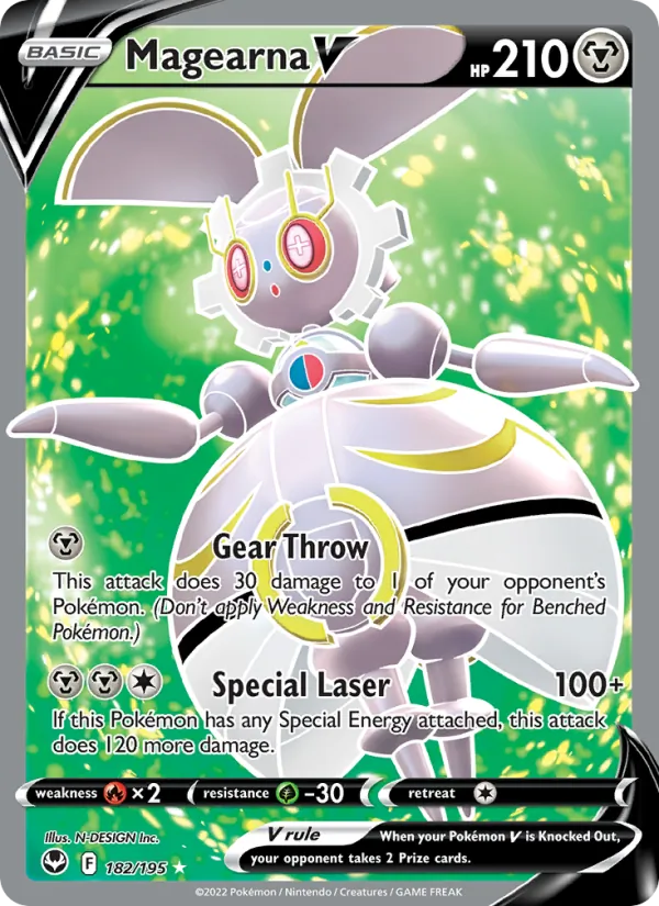 Magearna V (Full Art) — SWSH12: Silver Tempest #182/195