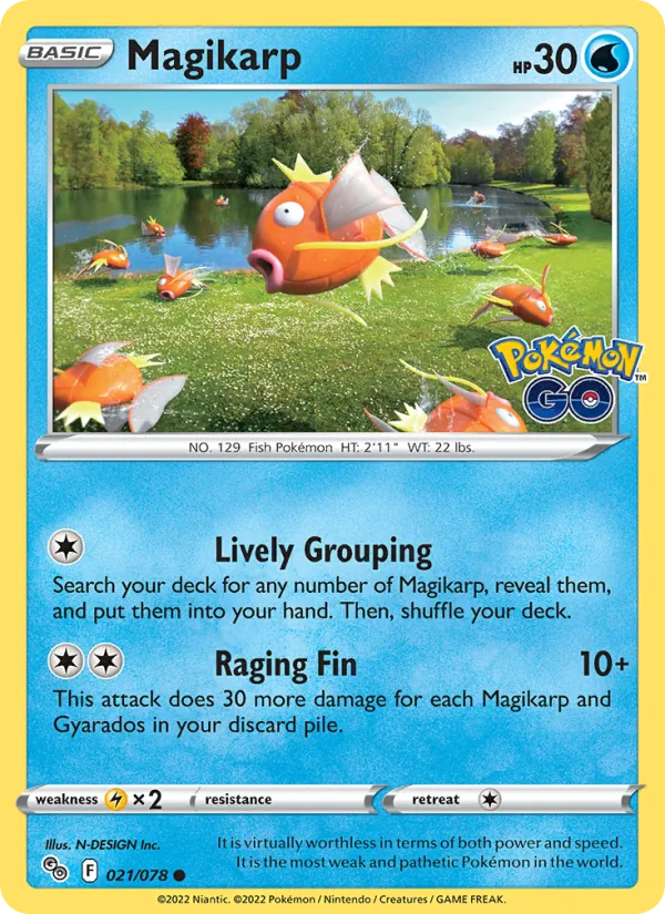 Magikarp — Pokemon GO #021/078
