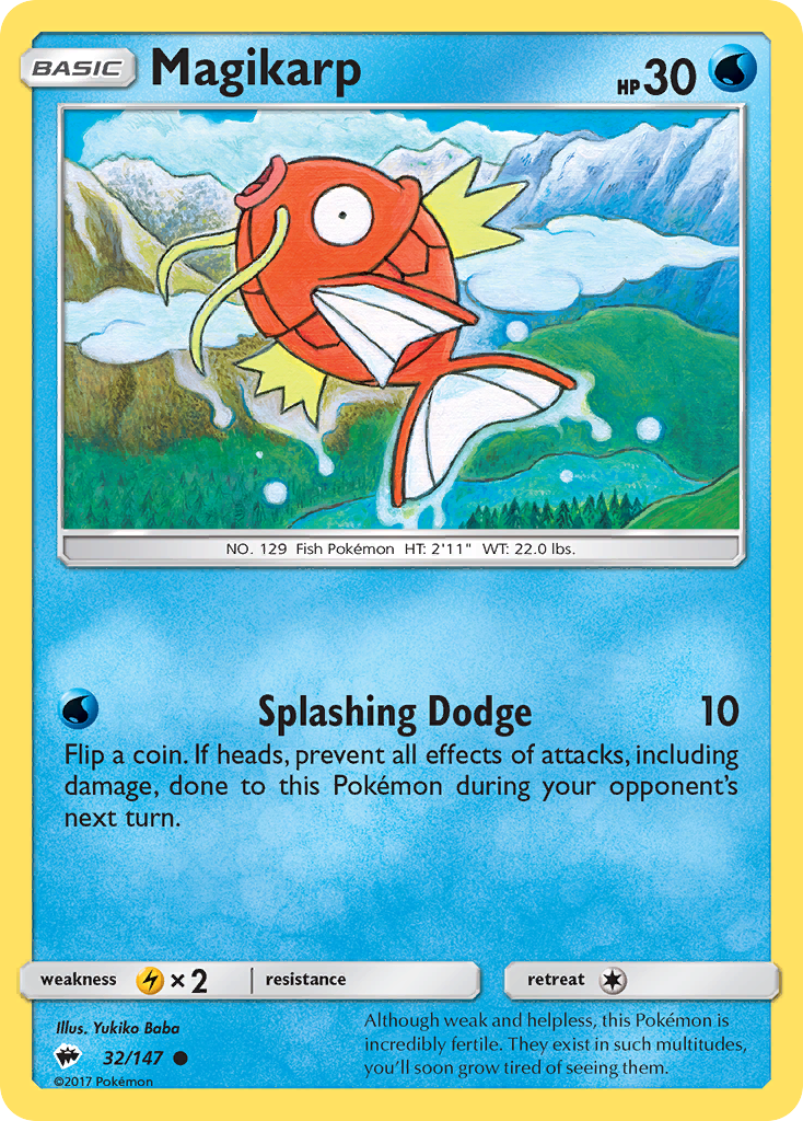 Magikarp — SM - Burning Shadows #32/147