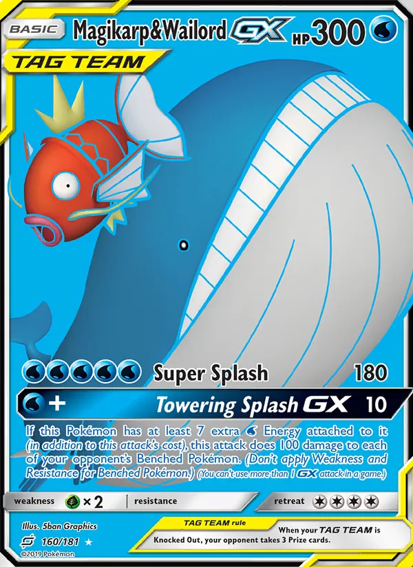 Magikarp & Wailord GX (Full Art)
