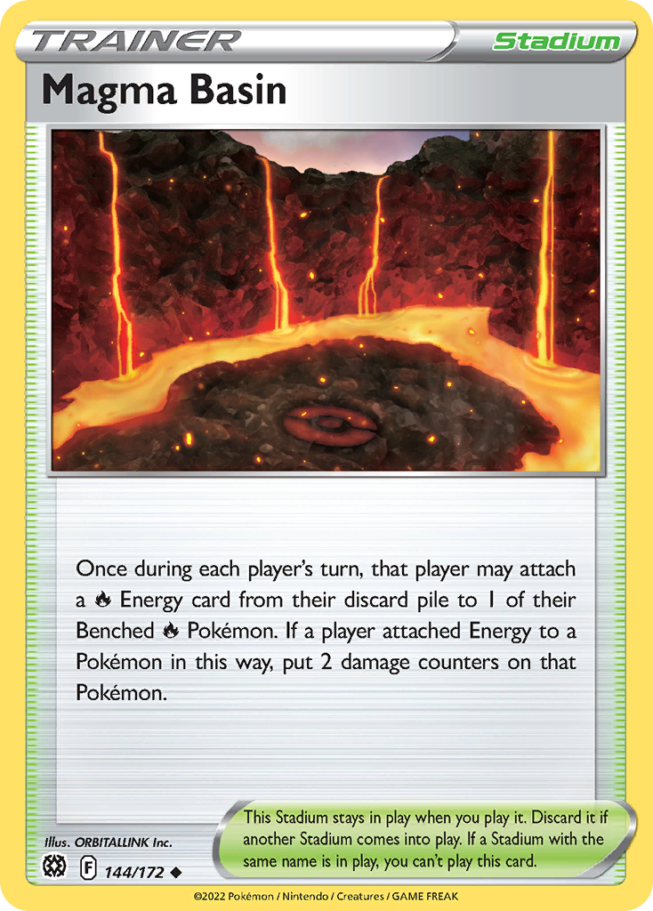 Magma Basin — SWSH09: Brilliant Stars #144/172
