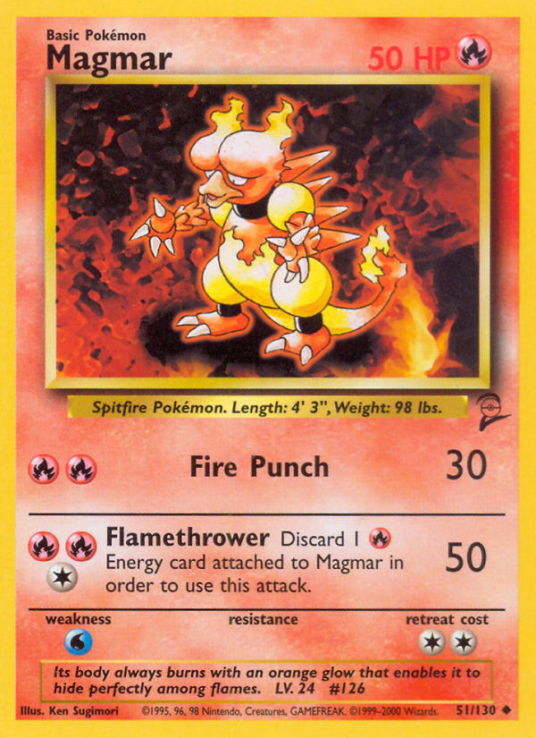Magmar — Base Set 2 #051/130