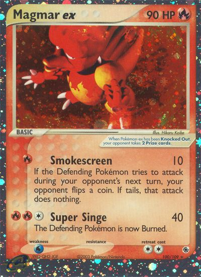 Magmar ex — Ruby and Sapphire #100/109