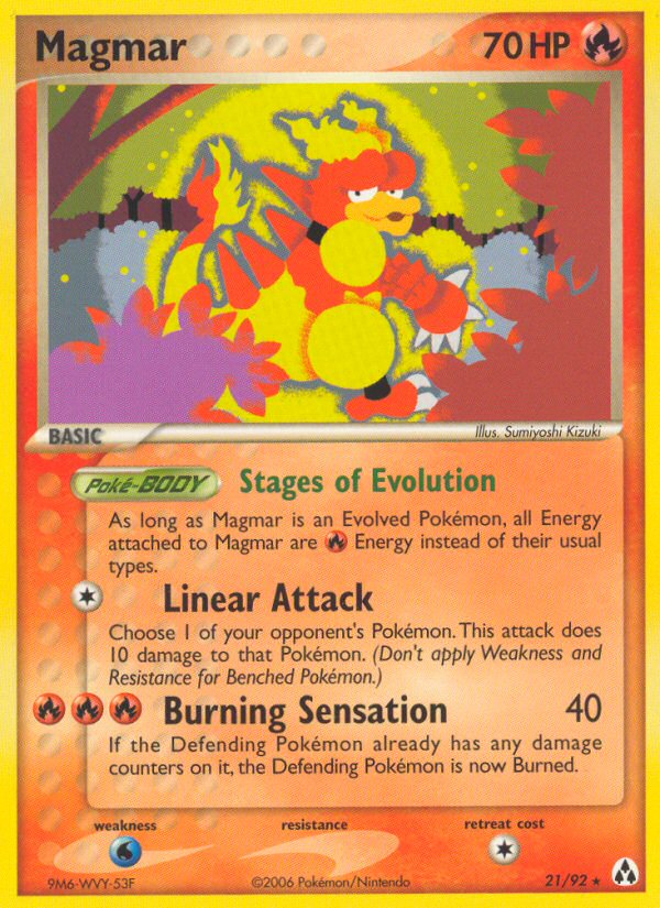Magmar — Legend Maker #21/92