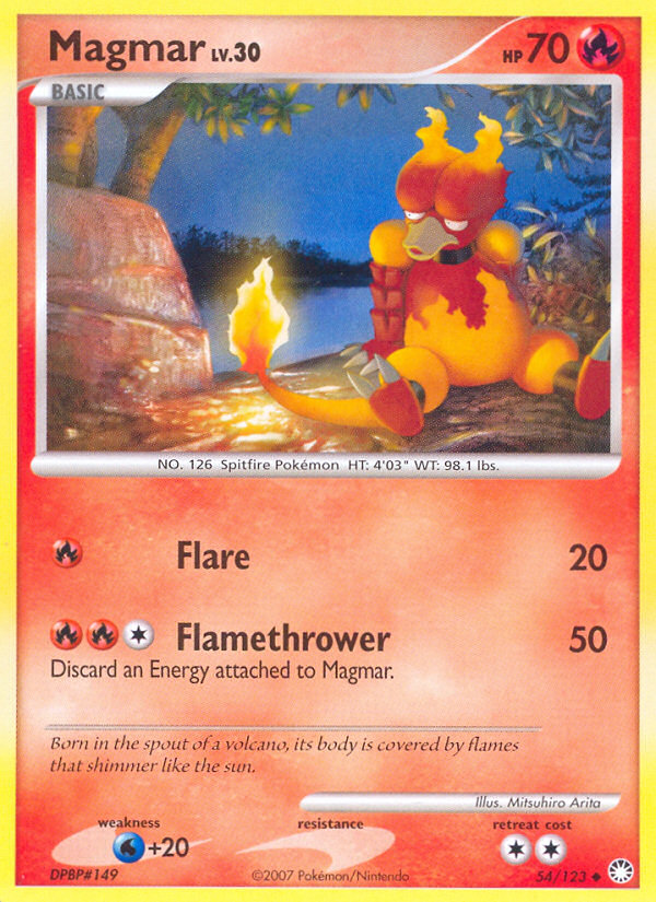 Magmar — Mysterious Treasures #54/123