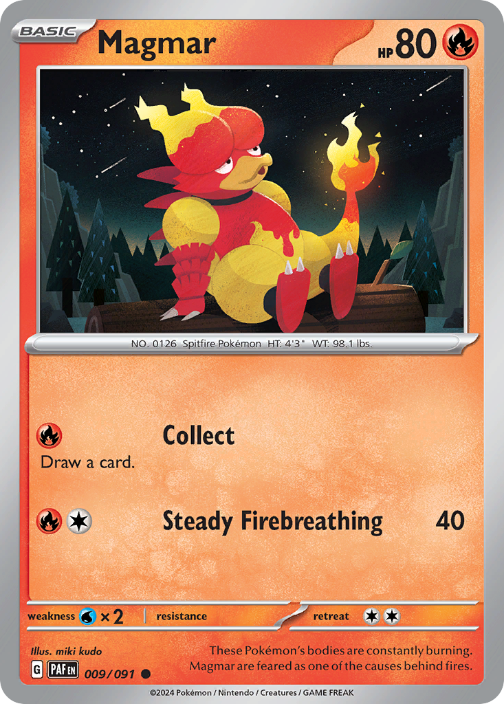 Magmar — SV: Paldean Fates #009/091