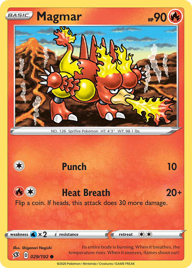 Magmar — SWSH02: Rebel Clash #029/192