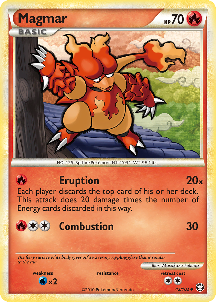 Magmar — Triumphant #42/102