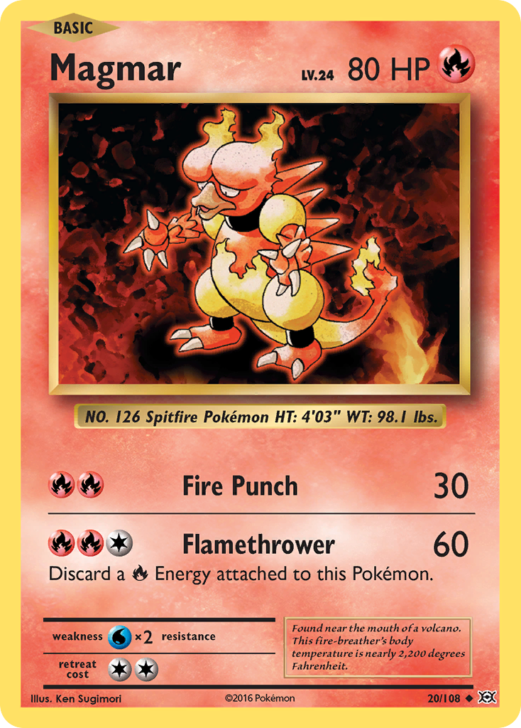 Magmar — XY - Evolutions #20/108