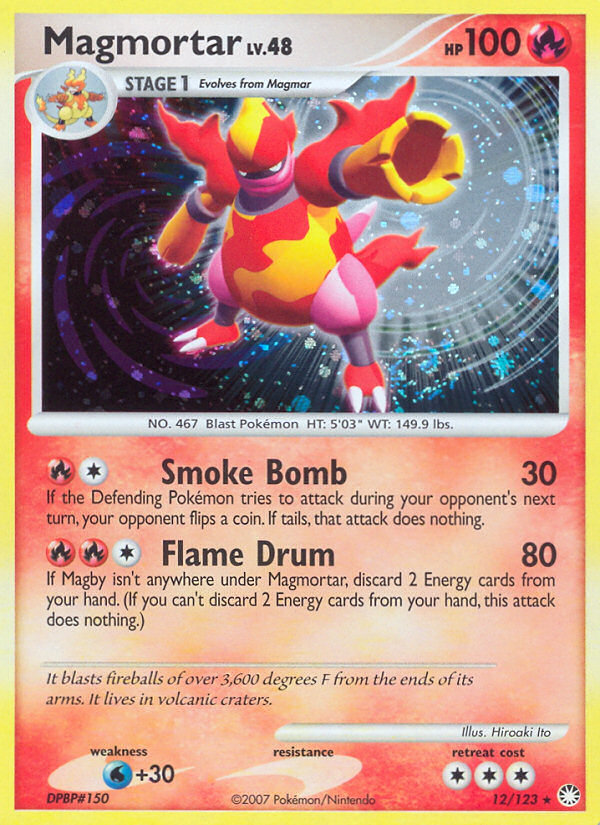 Magmortar — Mysterious Treasures #12/123