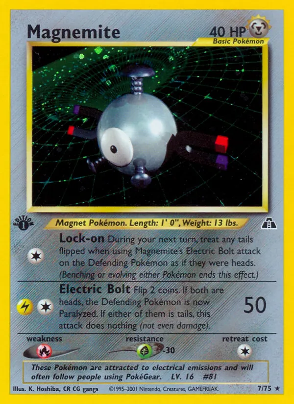 Magnemite (7) — Neo Discovery #07/75