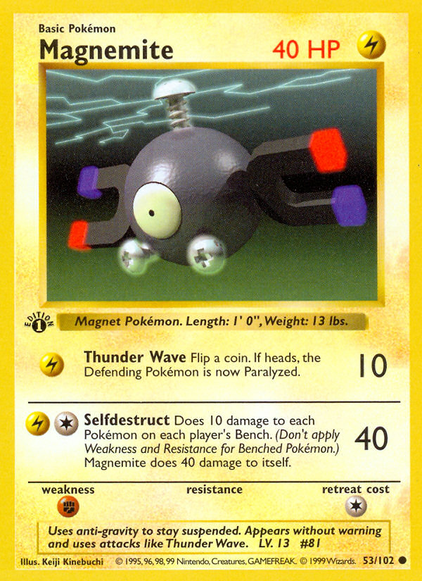 Magnemite — Base Set #053/102