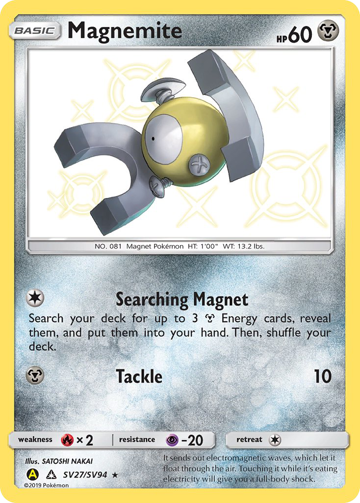 Magnemite — Hidden Fates: Shiny Vault #SV27/SV94