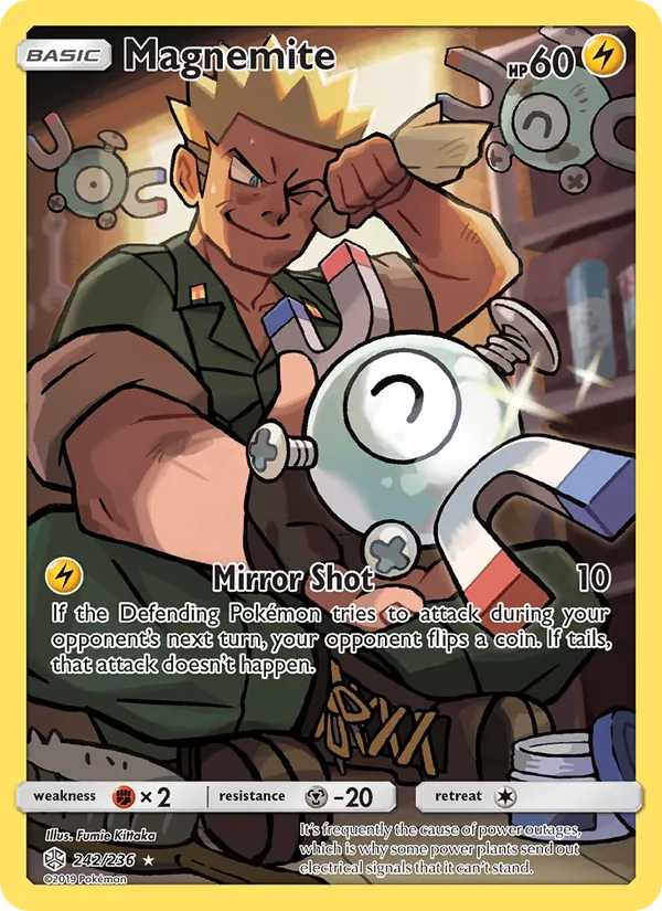 Magnemite (Secret) — SM - Cosmic Eclipse #242/236