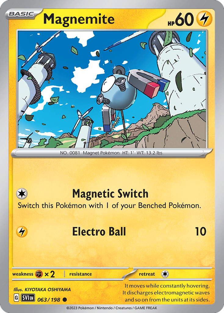 Magnemite — SV01: Scarlet & Violet Base Set #063/198
