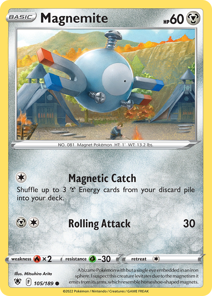 Magnemite — SWSH10: Astral Radiance #105/189