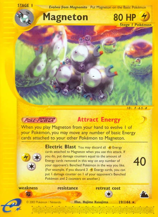 Magneton (19) — Skyridge #019/144