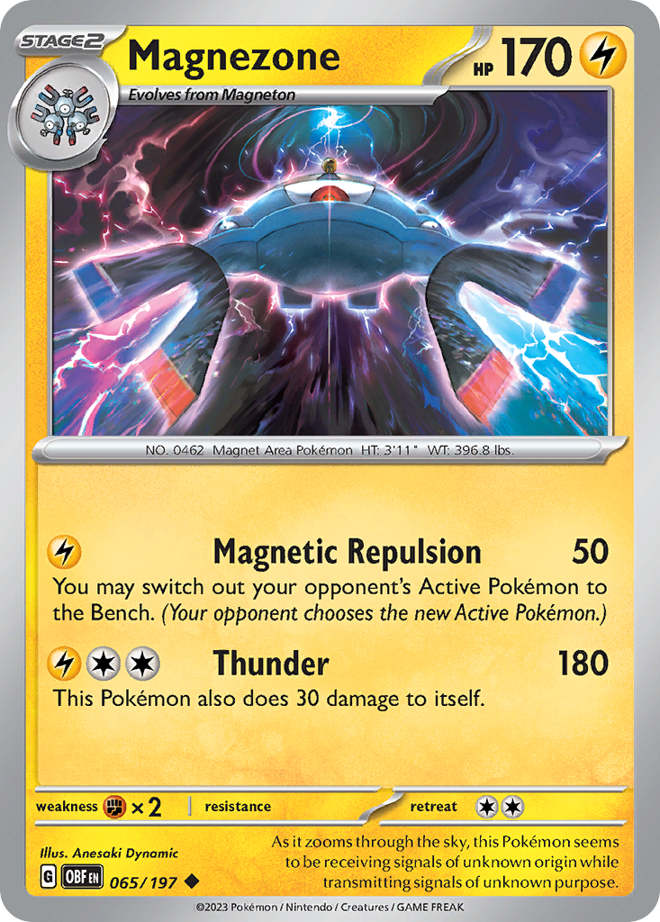 Magnezone — SV03: Obsidian Flames #065/197