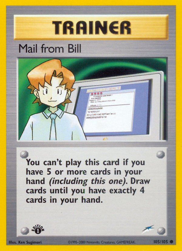 Mail from Bill — Neo Destiny #105/105