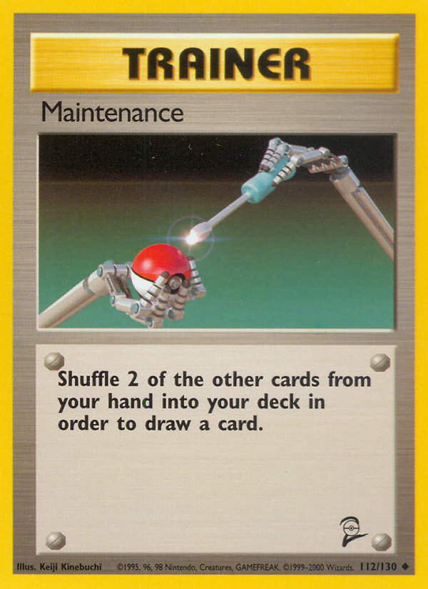 Maintenance — Base Set 2 #112/130
