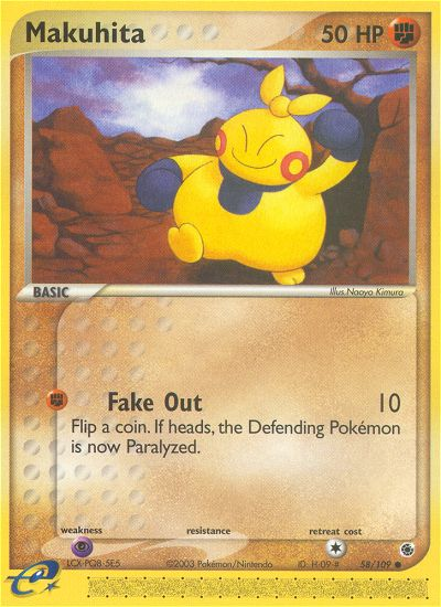 Makuhita — Ruby and Sapphire #58/109