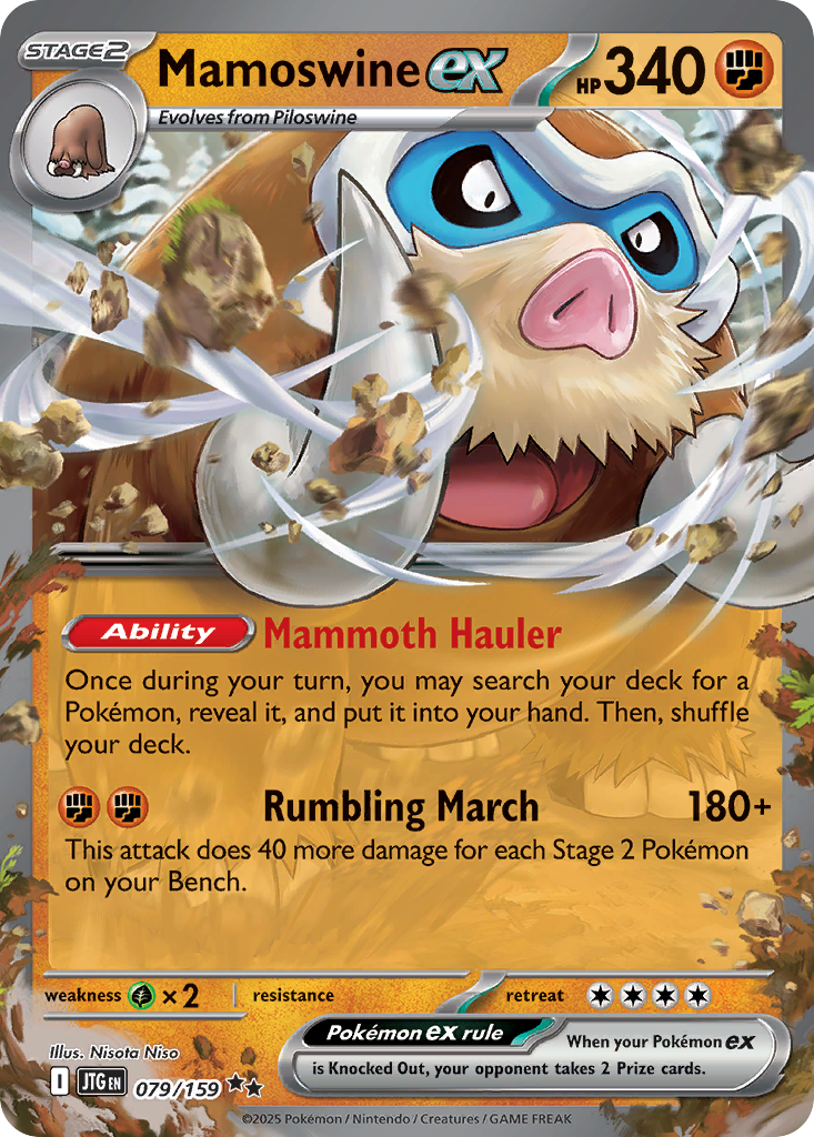 Mamoswine ex — Prize Pack Series Cards #079/159